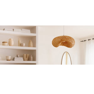 VOFFOV® Bird Nest Lamp Shade Ceiling Hanging Light, No Bulb