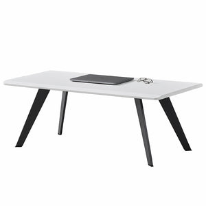 Rectangle Coffee Table With Metal Legs