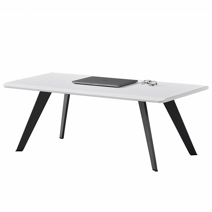 Rectangle Coffee Table With Metal Legs