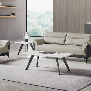 Rectangle Coffee Table With Metal Legs