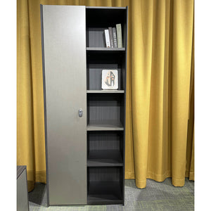 Bookcase with Doors and 5 Shelves