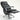 VOFFOV® Electric Power Recliner Leather Recliner, Black