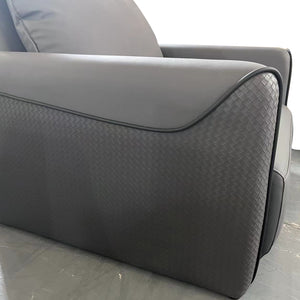 VOFFOV® 36.6 inch PU Leather Single Seat Pillow Top Arm Sofa