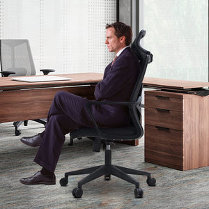 VOFFOV® High Back Ergonomic Chair with Headrest