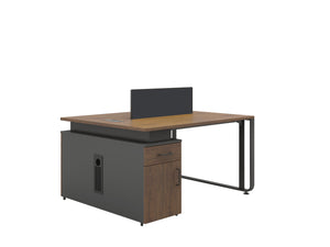 2 Person Bench Desk Left Hand