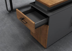 2 Person Bench Desk Left Hand
