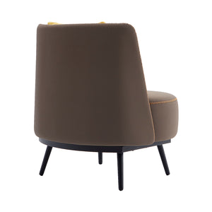 Accent Chair with Cushion,PU Leather