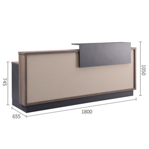 Rectangular 1 Person Reception Desk LI-Q18